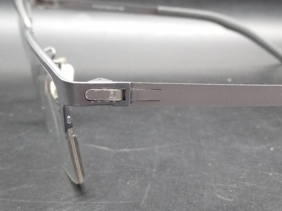 Porsche (Replica) - P9887 -  Gray Square - Semi-frameless - Eyeglasses/Frame