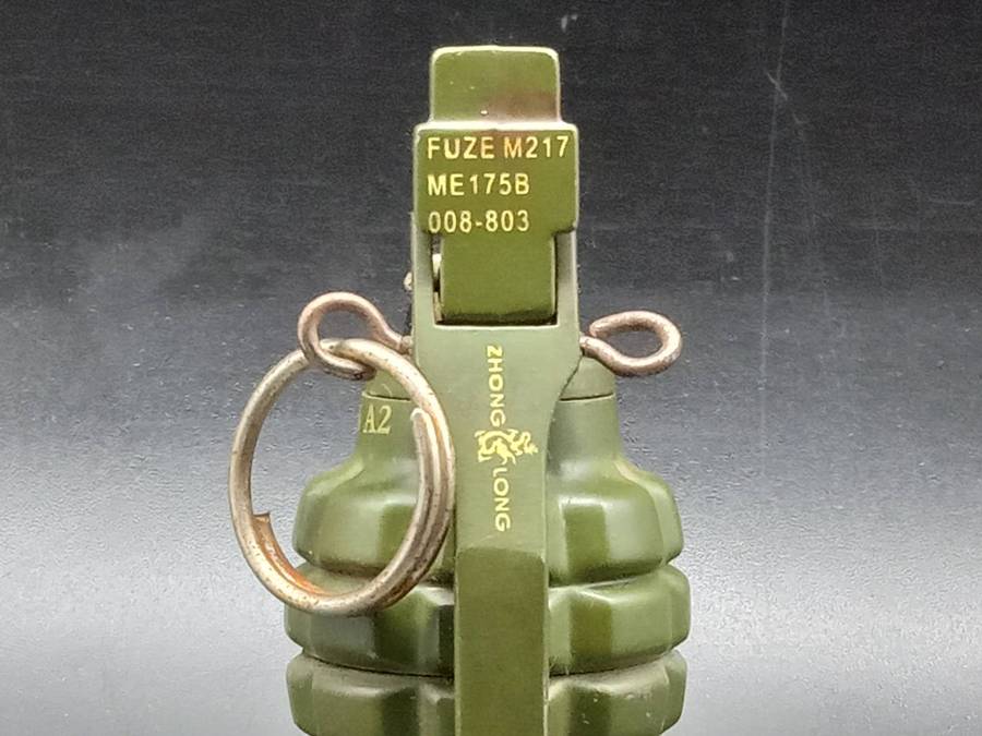 China - Miniature Military Grenade  - Cigarette Lighter - Butane