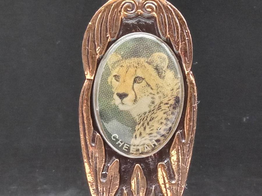Vintage! - Cheetah - Rustenburg Kloof - Bronze Metal - Souvenir - Hand Bell