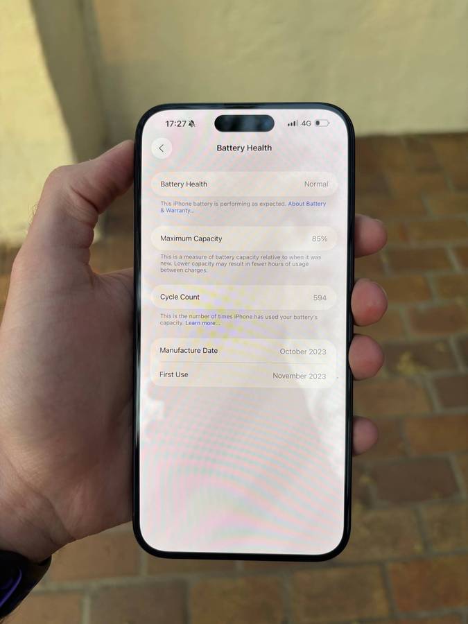 iPhone 15 Pro Max 256GB Blue Titanium