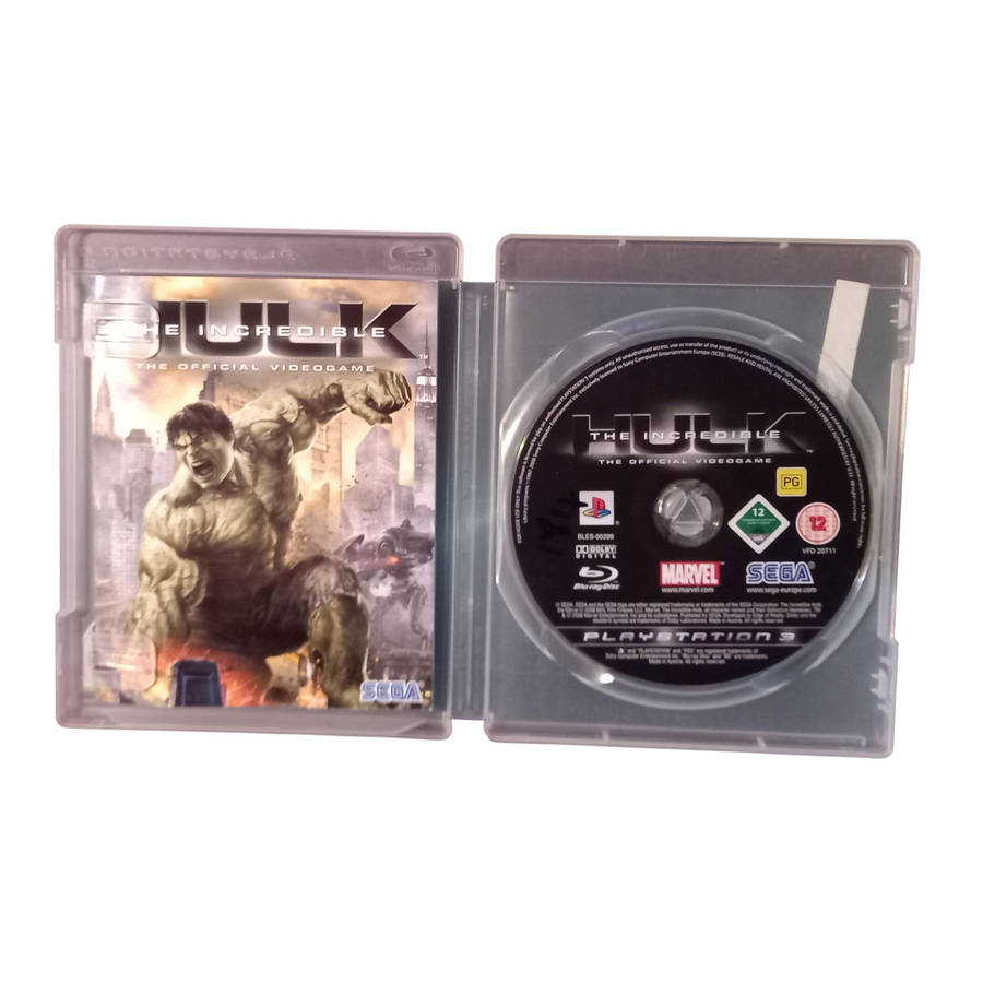 The Incredible Hulk  PS3 Game Complete in Box | Very Good Condition