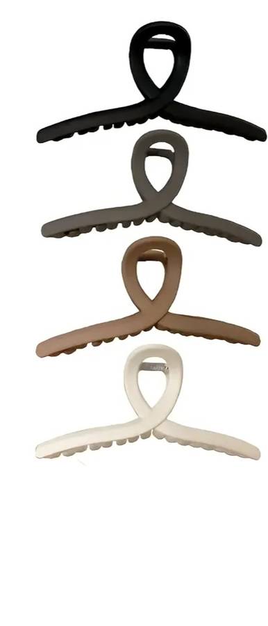 4pcs Ladies Summer Fashion Simple Hair Clips, Elegant French Twist Claw Clip, Strong Hold