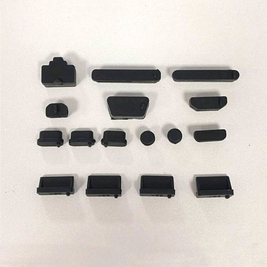 16Pcs Universal Silicone Anti Dust Port Plugs Cover Stopper for Laptop Notebook