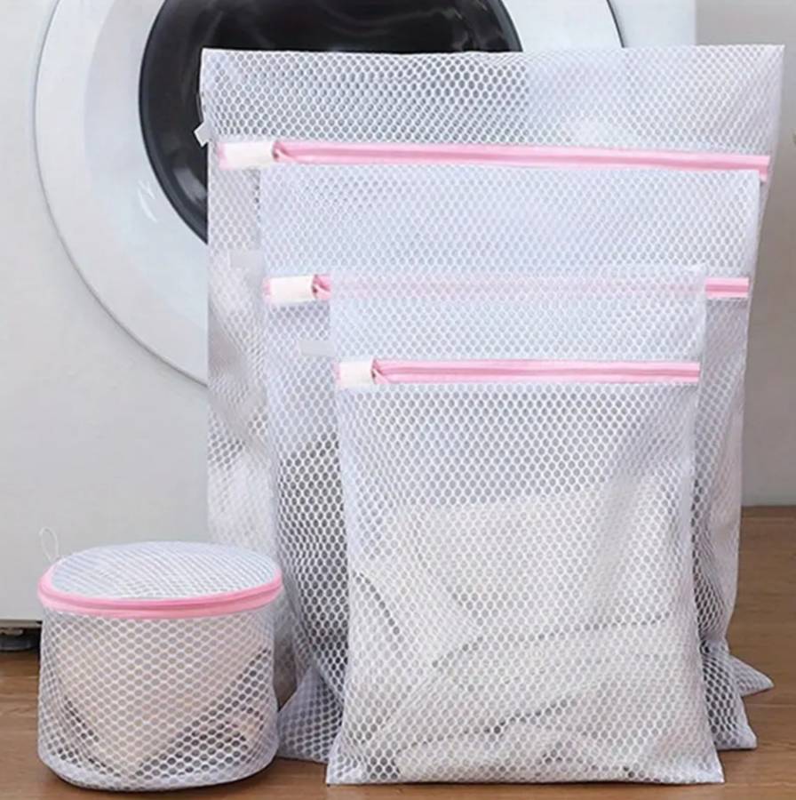 4Pcs Washing Bags For Laundry Sorting, Mesh Wash Bags,Wash Protection Bags, Suitable For Washing