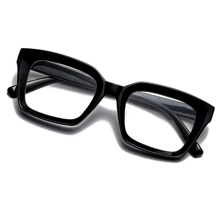 Square Thick Chunky Frame Shades for Men Women Retro Rectangle Trendy Unisex Hip Hop Y2K Retro Simpl