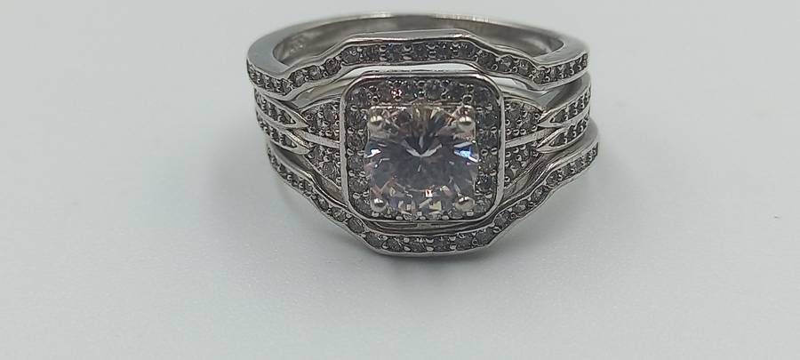 Beautiful Sterling Silver Set Rings