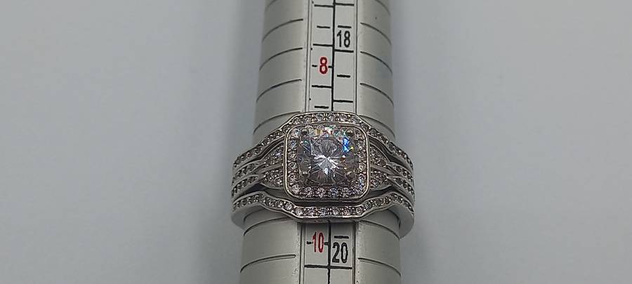 Beautiful Sterling Silver Set Rings