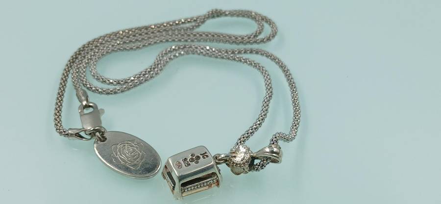 Beautiful Sterling Silver Jenna Clifford Necklace