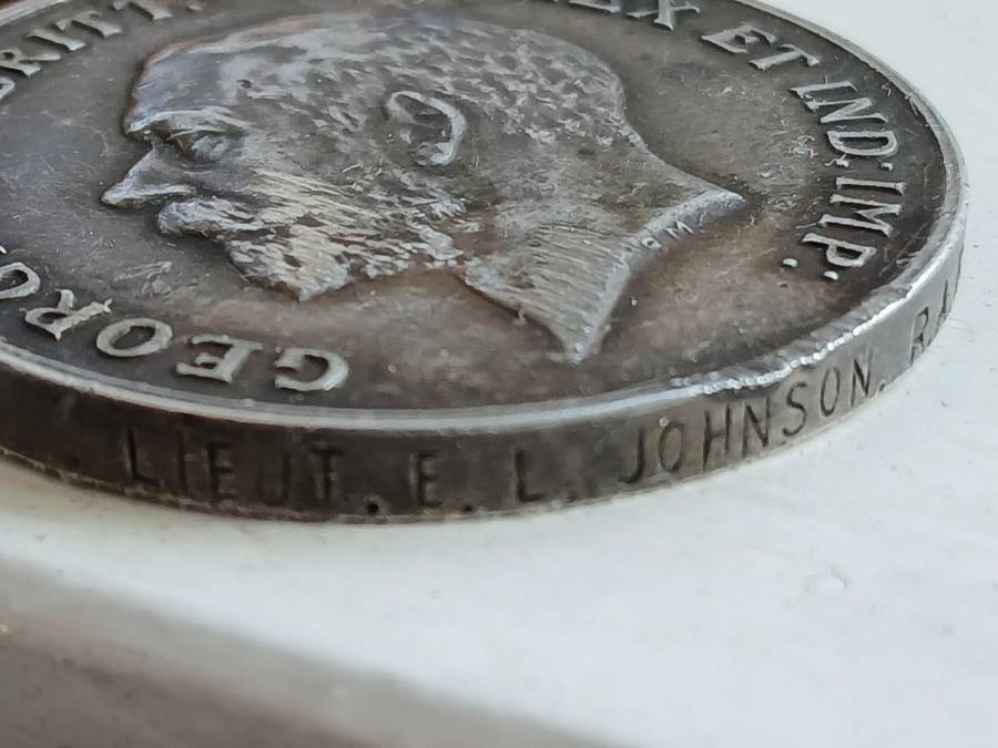 First World War:1914-1918 British War Medal to Lieut. E. L. Johnson R. A. F.