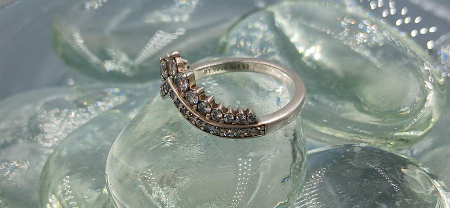 Pandora Princess Wishbone Ring