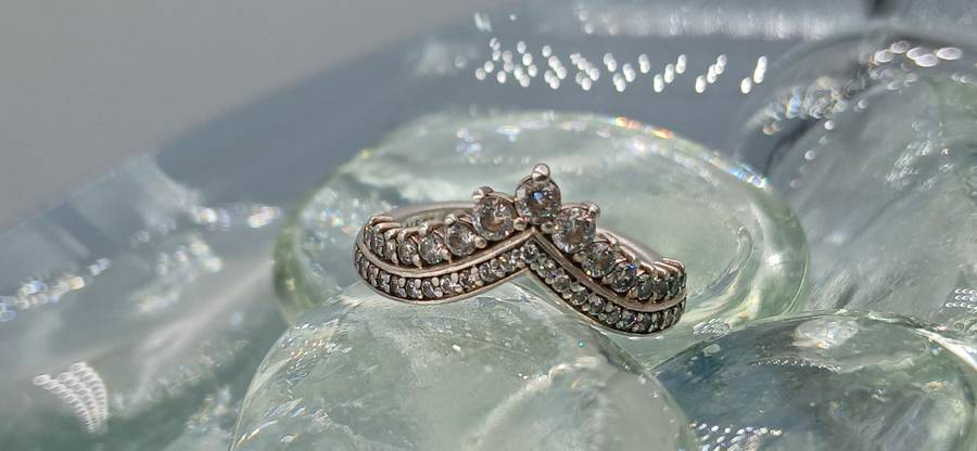 Pandora Princess Wishbone Ring