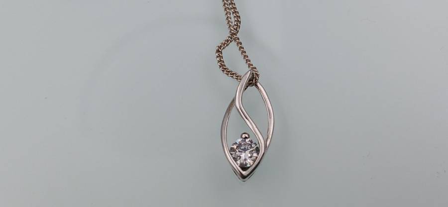 Elegant Sterling Silver Necklace
