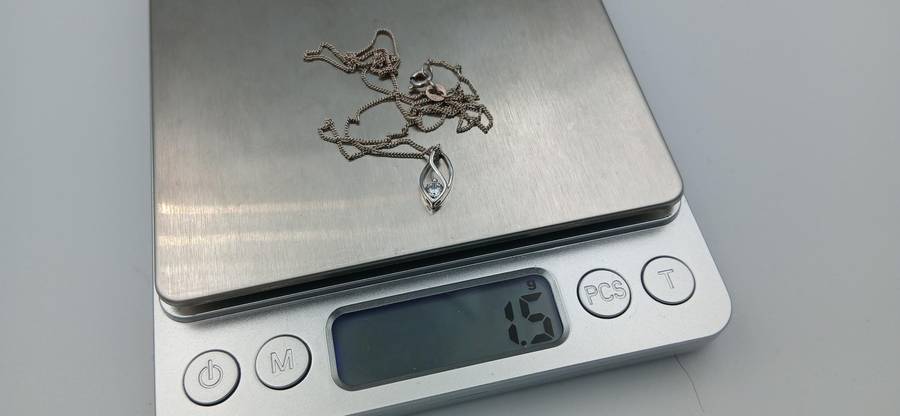 Elegant Sterling Silver Necklace