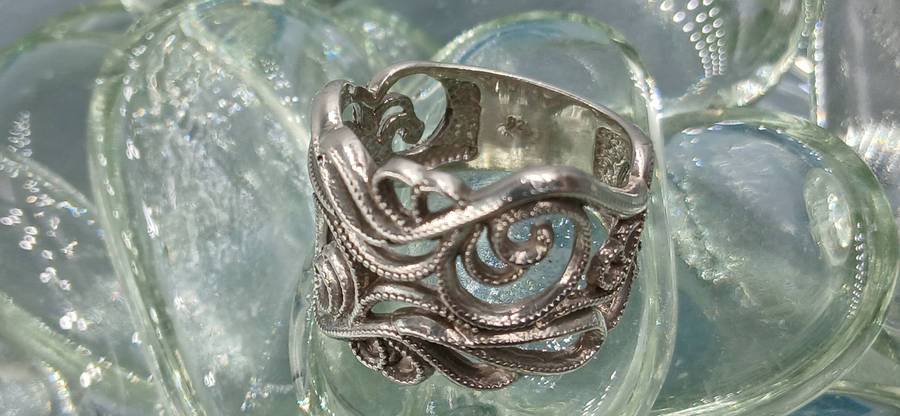 Filigree Sterling Silver Ring