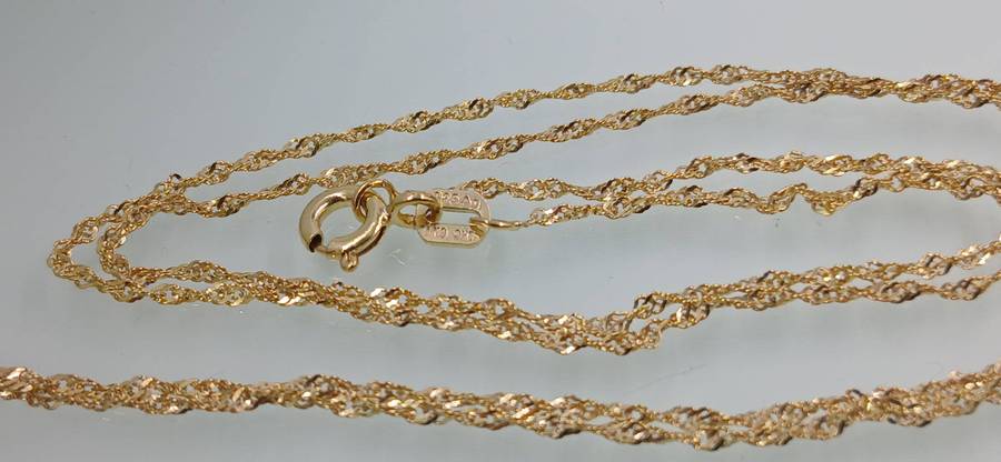 1/10 9ct Sterling Silver Shain Necklace