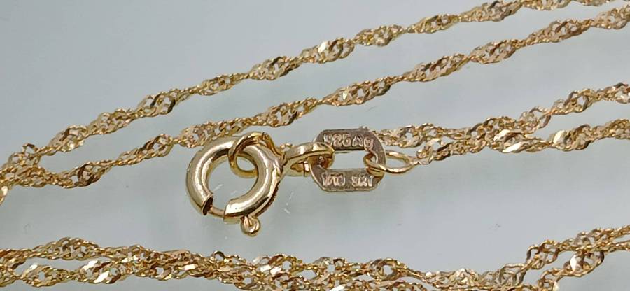 1/10 9ct Sterling Silver Shain Necklace