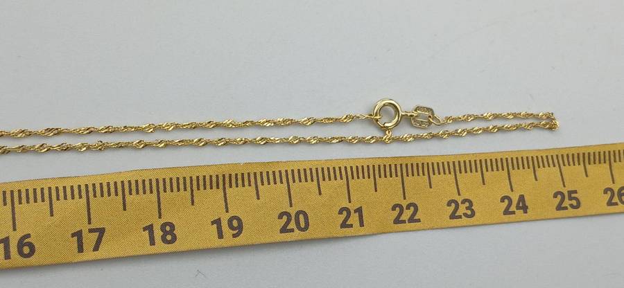 1/10 9ct Sterling Silver Shain Necklace