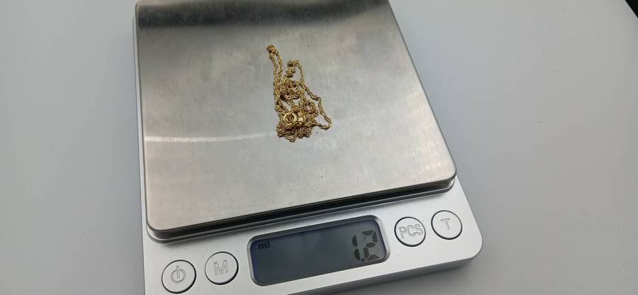 1/10 9ct Sterling Silver Shain Necklace