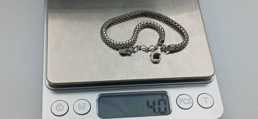 Mesh Sterling Silver Bracelet