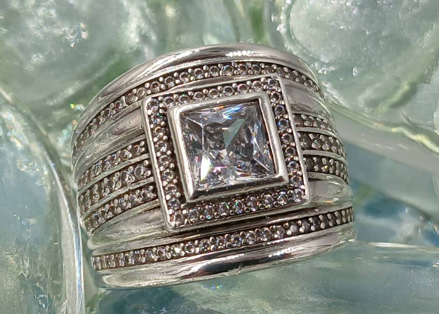 Wide Sterling Silver Ring