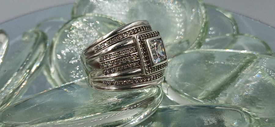 Wide Sterling Silver Ring