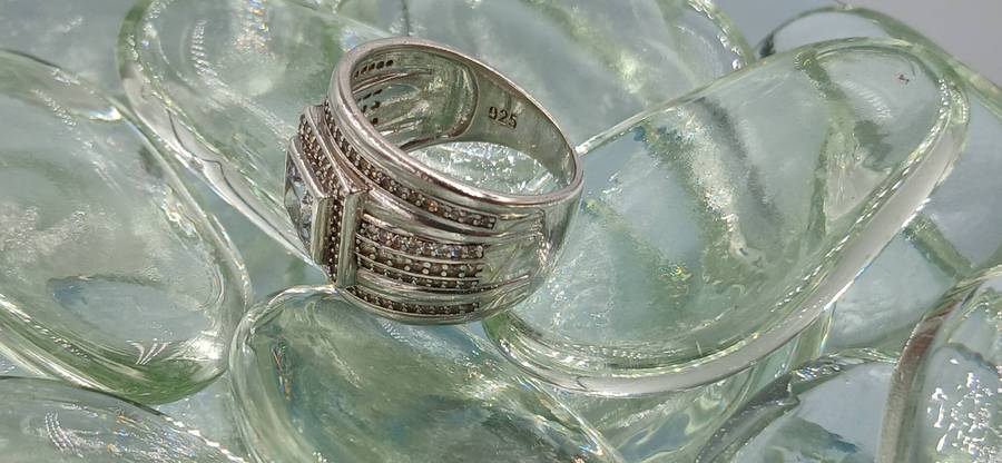 Wide Sterling Silver Ring