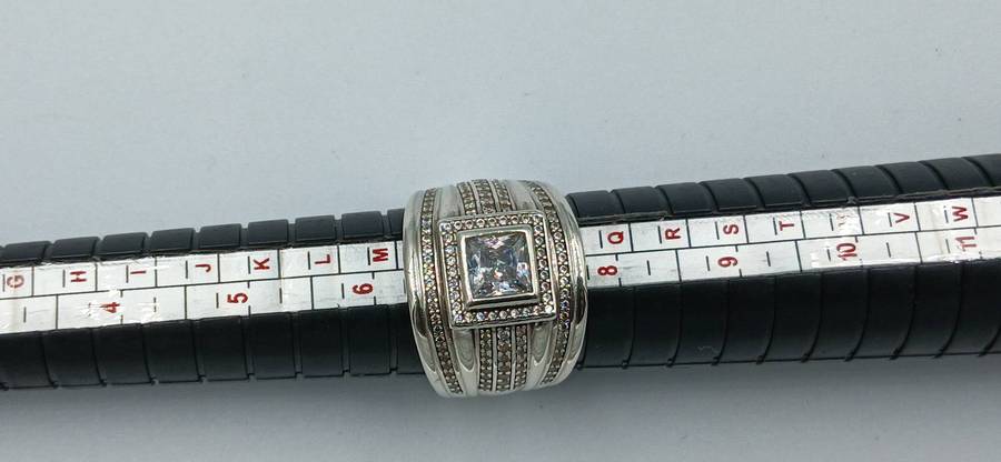 Wide Sterling Silver Ring