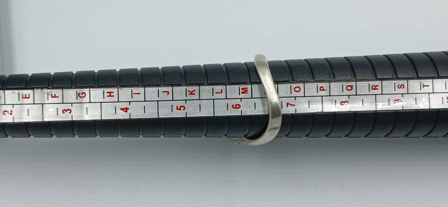 Abstract Sterling Silver Ring