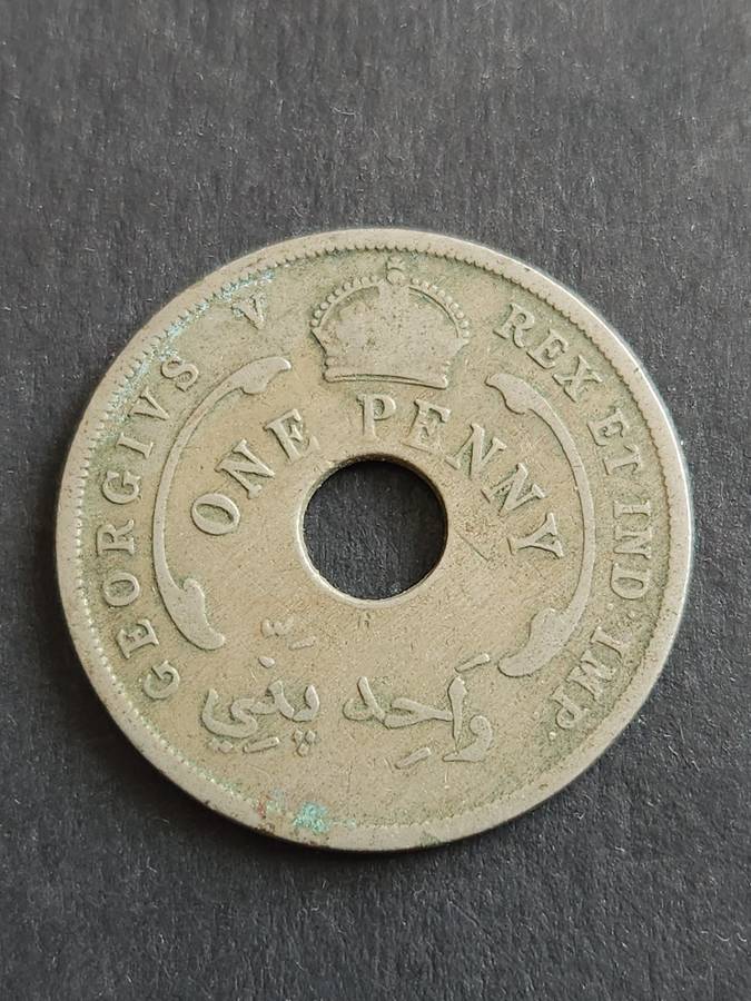 British West Africa One Penny 1920 -as per photograph