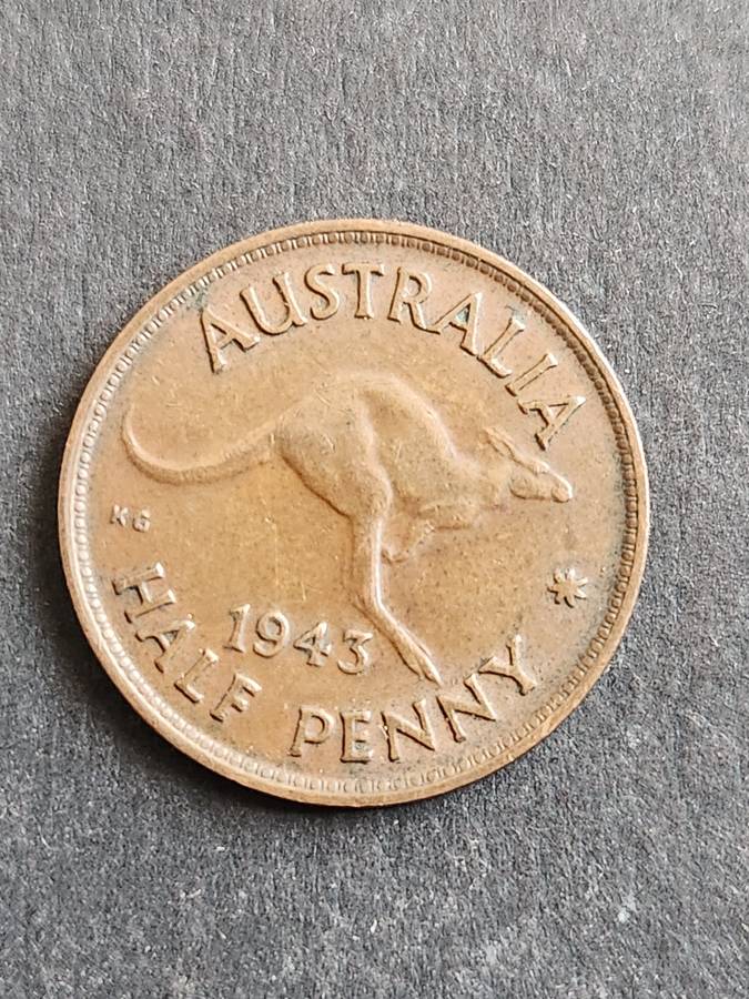 Australia 1/2 Penny 1943 - as per photograph