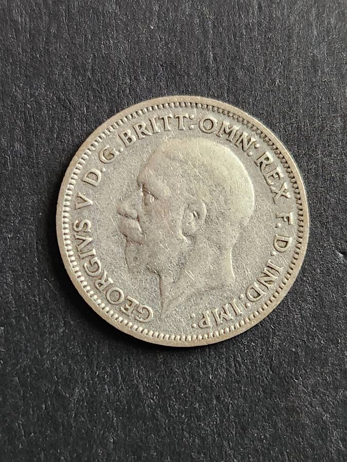 UK Sixpence 1936 Silver - as per photograph