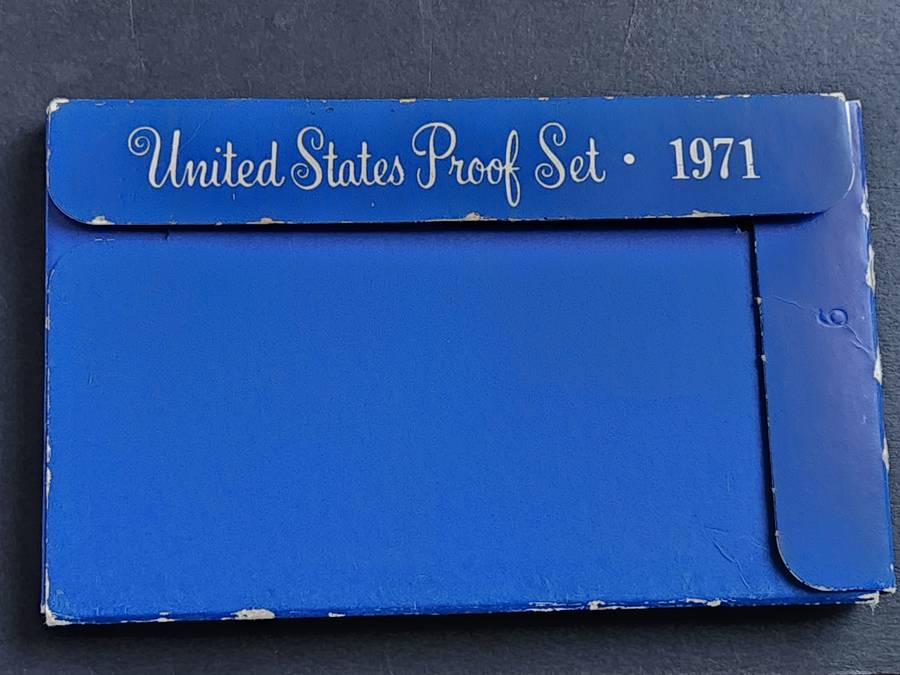 USA Proof Kennedy 1/2 Dollar Set 1971S - as per photograph