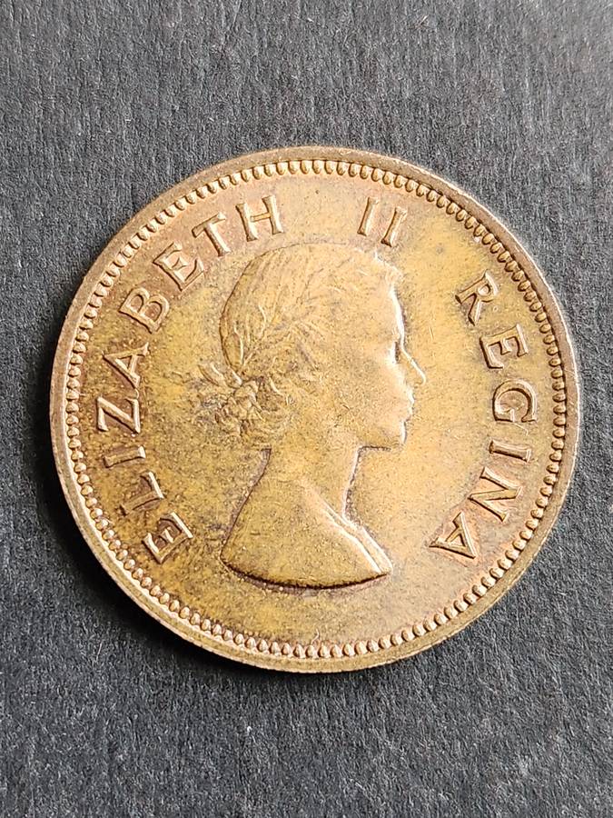 Union 1/2 Penny 1959 EF+/UNC  - as per photograph