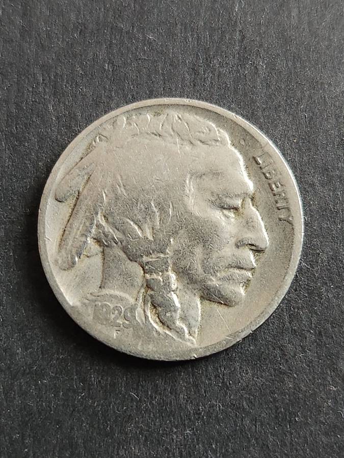 USA Buffalo Nickel 1929D - as per photograph