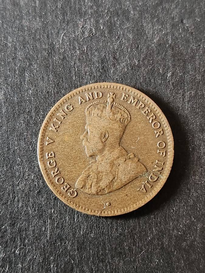 Mauritius One Cent 1921 - as per photograph