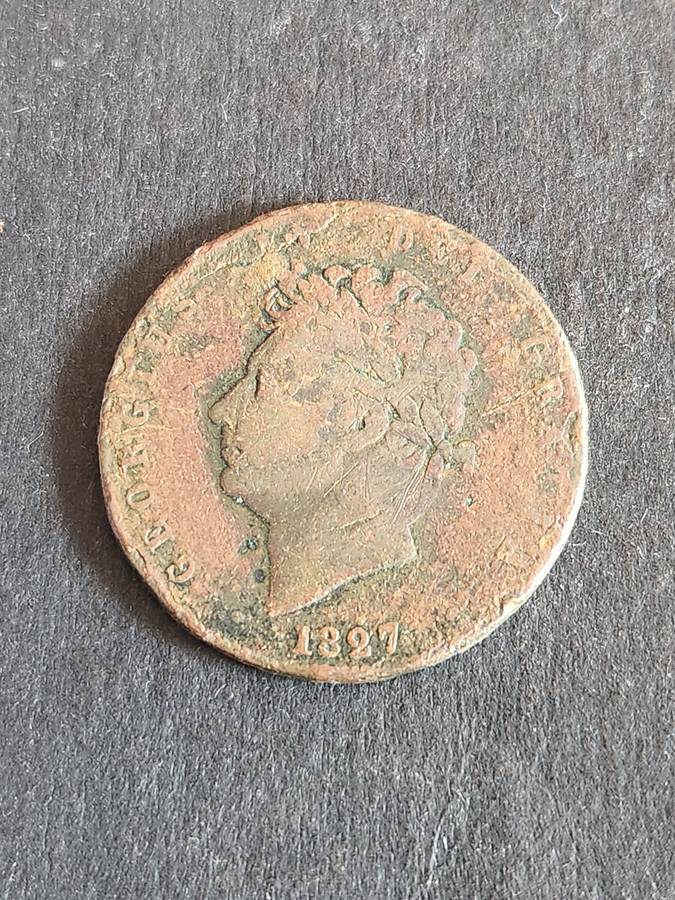 UK 1/2 Penny 1827