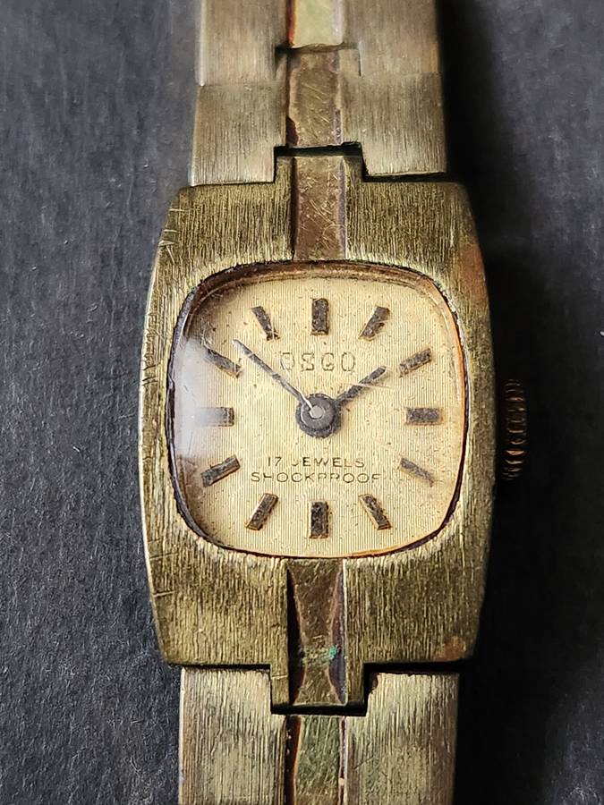 Vintage Ladies Osco 17 Jewels Mechanical Wrist Watch