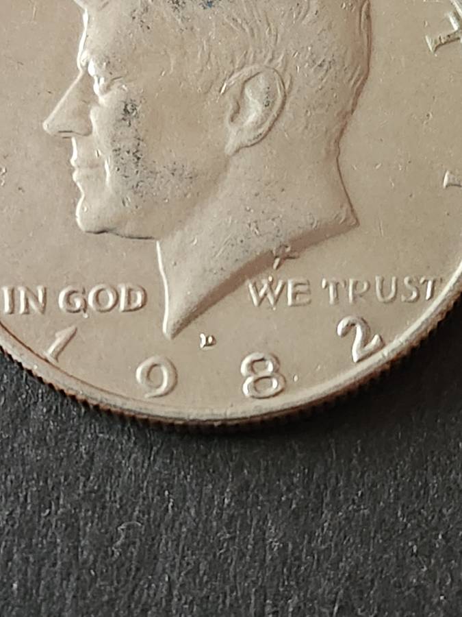 USA Kennedy 1/2 Dollar 1982D