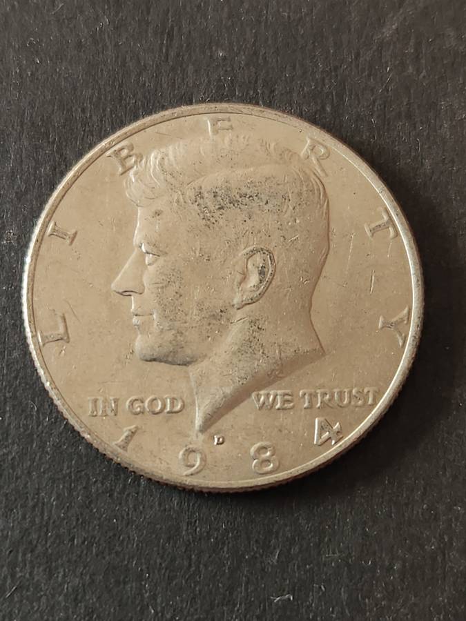 USA Kennedy 1/2 Dollar 1984D