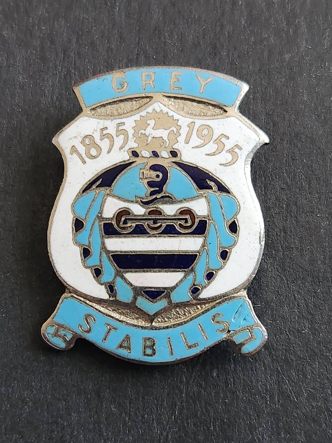 Grey College 100 Years 1955 Badge
