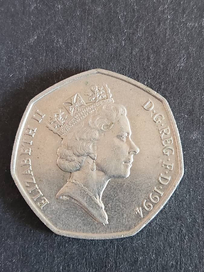 British 50 Pence Coin 1994 D-Day Normady Landings