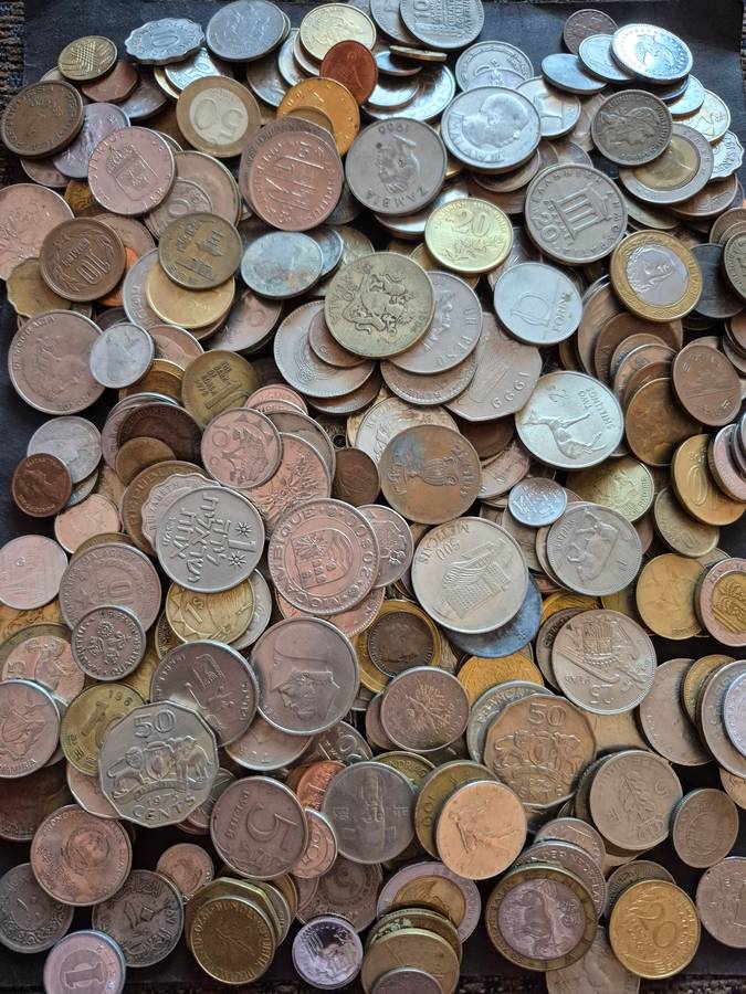 Mixed Lot of World Coins 2kg