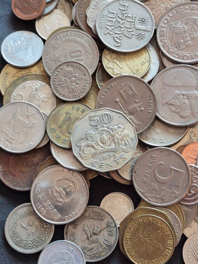 Mixed Lot of World Coins 2kg