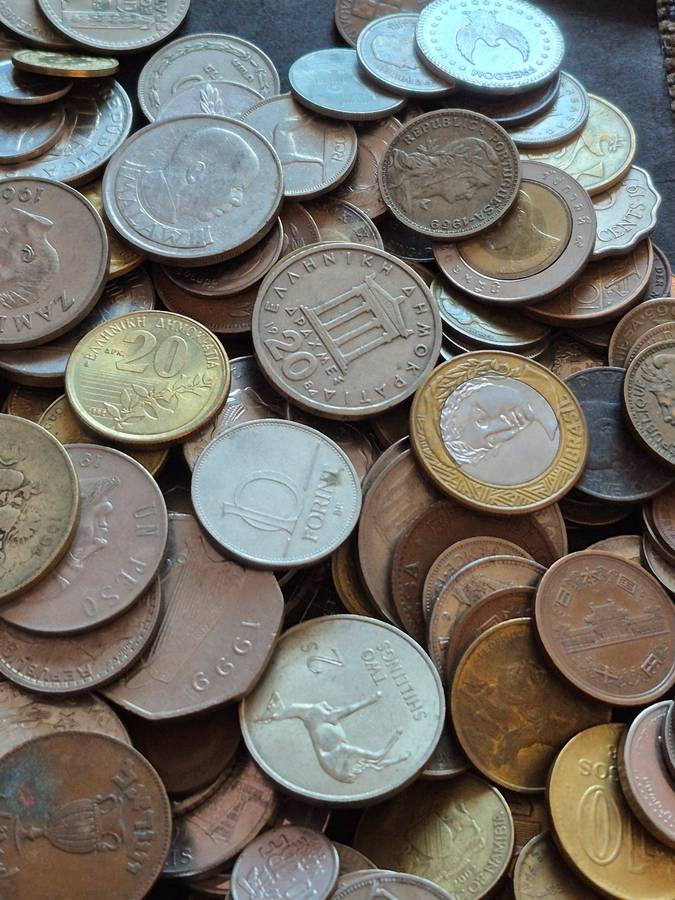 Mixed Lot of World Coins 2kg