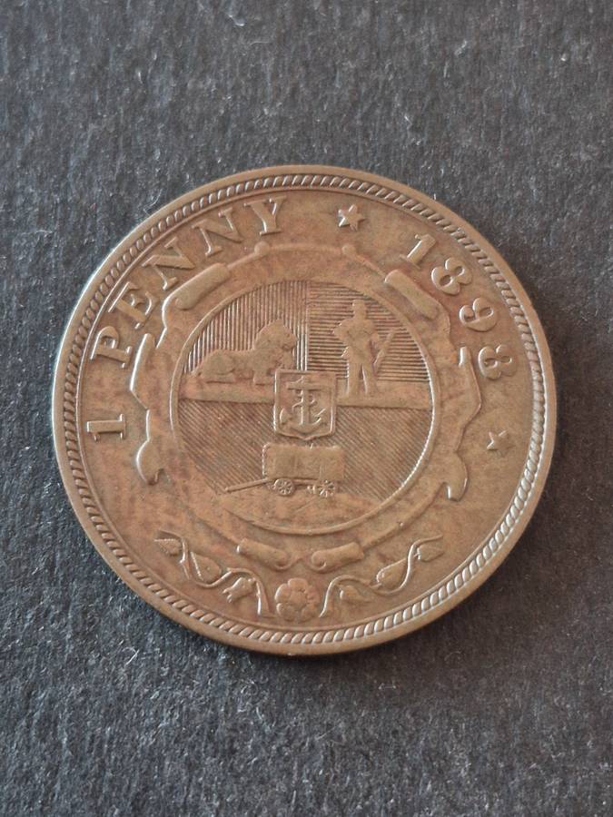 ZAR One Penny 1898 (nice condition)