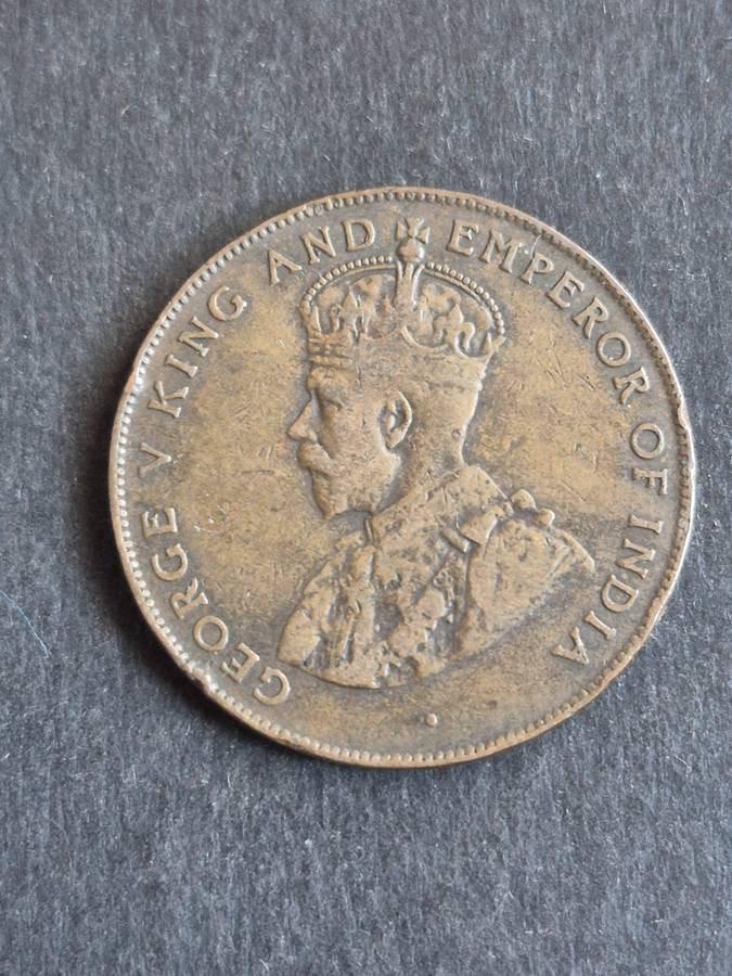Mauritius 5 Cents 1924