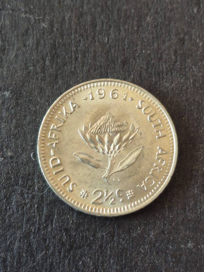 Republic 2 1/2 Cents 1961 (nice condition)