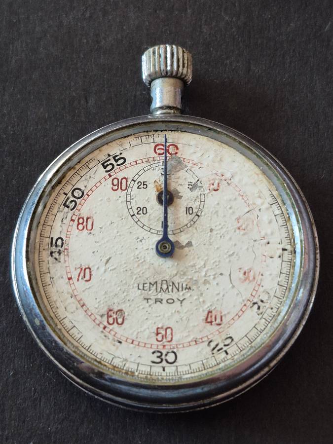 Vintage Lemania Troy Stop Watch (not working) ideal for spares