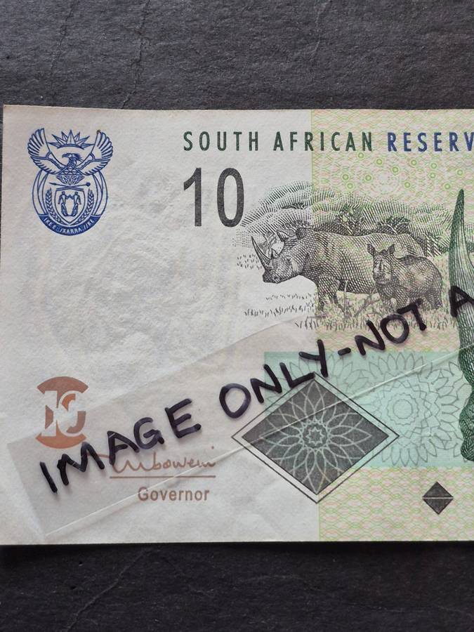 TT Mboweni Ten Rand 1st issue 1999