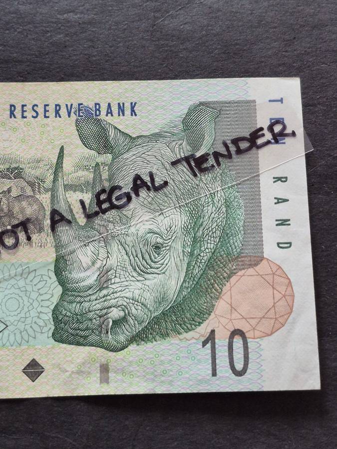 TT Mboweni Ten Rand 1st issue 1999